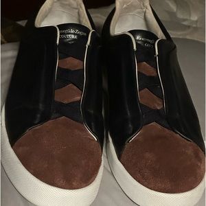 Zegna Couture Triple Stitch Alligator & Calf Shoes